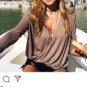 Tobi low cut long sleeve